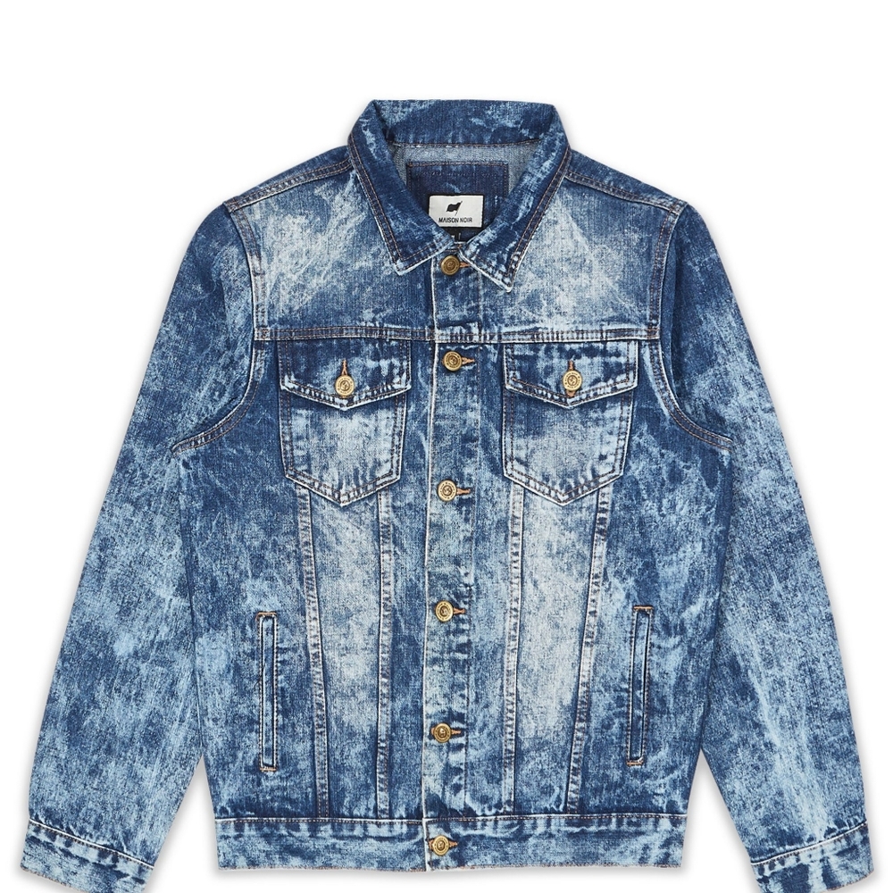Men's Acid Wash Demin Jacket